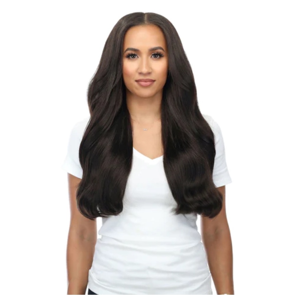 BELLAMI The Boogatti 22”, 340g Off Black (1b) Clip In Extensions